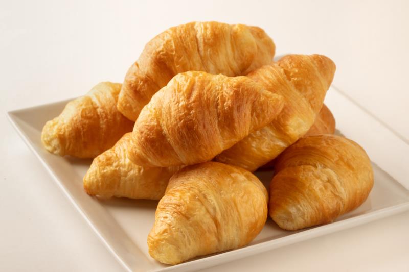 Plateaux de 10 minis croissants au beurre 