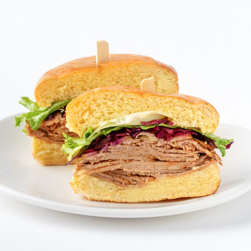 Plateau de 20 demi sandwichs Boeuf brisquette fumé
